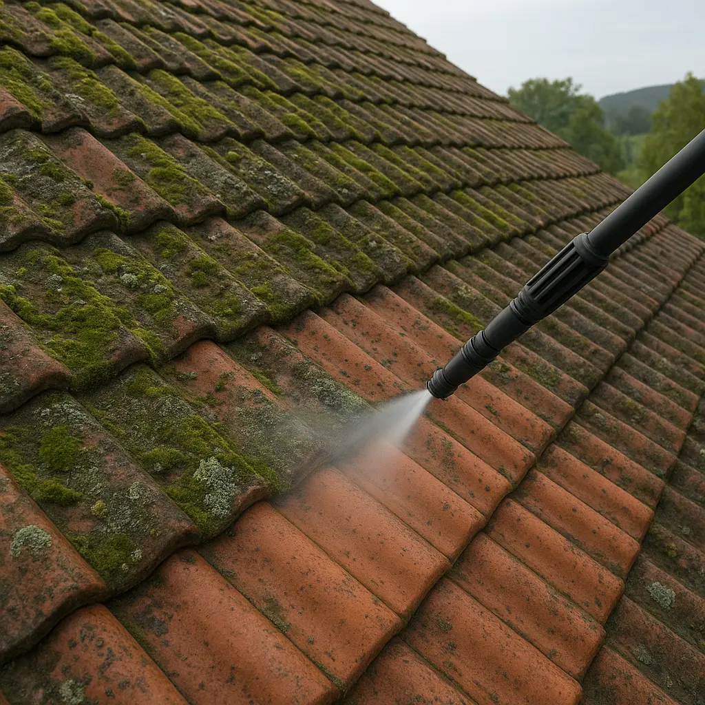 Dachreinigung Hallstadt 96103 – auch große Dachflächen